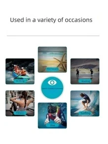 Men's And Women's Beach Socks, Lightweight Barefoot Water Shoes, Quick Drying, Breathable, Non-Slip Soft Sole For Snorkeling, Swimming, Diving, Surfing, Canoeing, Water Sports, Hiking, And Traveling, Beach Essentials, Beach Accessories, Pool Float - Blue - View 4