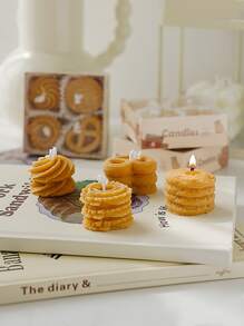 Cookies Scented Soy Wax Candle For Home Decor & Holiday Ornaments - Multicolor - View 5