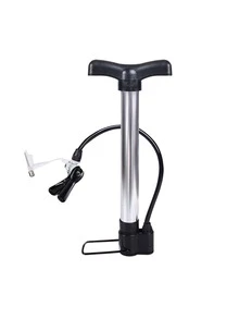 1pc Silver Alloy Inflator Pump For Bikes, Basketballs, Volleyballs, Soccer Balls, Swimming Rings, And Balloons - Silver - View 5