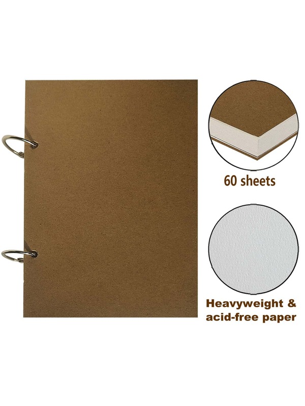 Kraft Paper Spiral Binding Sketchbook SHEIN USA