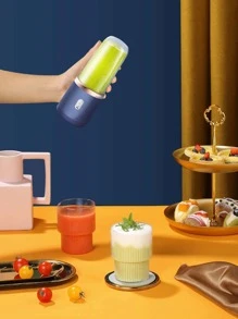 1pc Portable Usb Rechargeable Automatic Juicer For Home Use