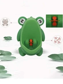 1 pieza con diseño de rana de dibujos animados montado en la pared - Verde - Ver 3