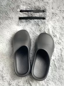 Chef Shoes Slip Resistant Waterproof Oil Resistant Cap Toe Eva Lightweight Comfortable Anti-slip Work Shoes - Black - View 4