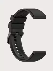 Silicone Watchband Compatible With Huawei Watch GT 2 Pro - Black - View 8