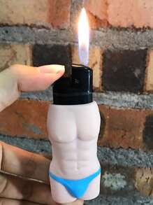 1PC Waterproof Plastic Lighter Protective Cases Personalized Creative Cigarette Lighter Case Couple Lighters Cover Decompression Toy - B - View 4