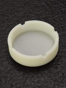 1pc Luminous Household Ashtray, Back To School Supplies - Pink - View 4