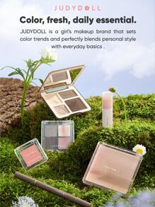 JUDYDOLL 9g 高光和轮廓调色板，腮红调色板，哑光高光和阴影，适合初学者、派对、礼物、婚礼。特别新产品，与众不同，送给朋友、女朋友、时尚女性的礼物