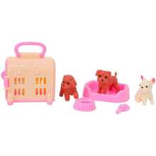 perrito Muñeca con perro jaula de mascota comercio Juguete mini Casita para perros - Multicolor - Ver 2