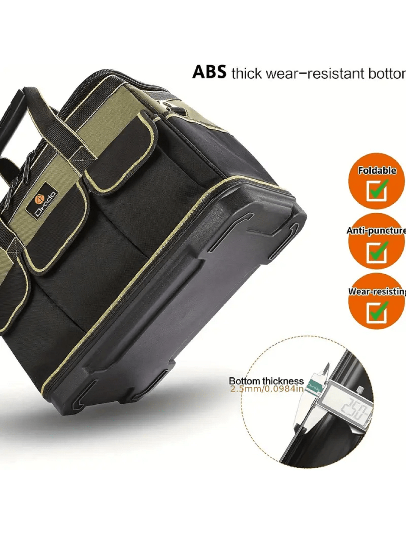 1pc Professional Tool Storage Bag Waterproof Tool Organizer Waterproof