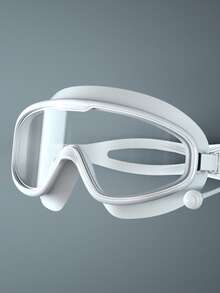 peipo 1 Miếng Lớn Khung trang trí Không thấm nước Chống sương mù Trong sáng Tầm nhìn Kính bơi - trắng - Xem 7