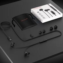 Auriculares Internos Con Cable Happuaydio W2, Con Interfaz Tpye-c, Compatibles Con Varios Dispositivos, Con Anc Y Audio Claro, Negros - Negro - Ver 5