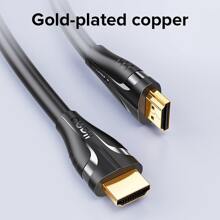 Llano 2.0 Cable 4K/60Hz 18Gbps Ultra High-Speed Cable 2K/144Hz HD 3D 1080P Cable For Laptop Monitor PC LCD TV HDTV Splitter Switch Projector Computer Audio Video/1M