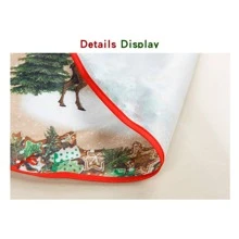 1pc Digital Printed Christmas Tree Skirt Best Gifts Birthday Home Decor Christmas Decorations Room Decor