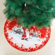 1pc Digital Printed Christmas Tree Skirt Best Gifts Birthday Home Decor Christmas Decorations Room Decor