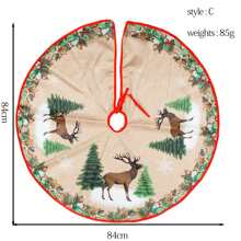 1pc Digital Printed Christmas Tree Skirt Best Gifts Birthday Home Decor Christmas Decorations Room Decor