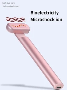 1 件裝眼部按摩器美容工具,採用微電流技術,適用於高級護膚、護膚美容棒、家庭旅行使用 - 銀色 - 查看 5