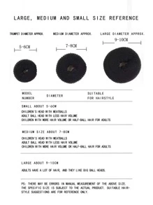 2pcs, Braided Hair Bun Maker, Solid Hair Tie Hair Donut Bun Maker, Ring Style Bun, 2PCS Chignon Hair Medium Donut Shaper For Short And Thin Hair (Medium, 2.36 Inch - Beige - View 5