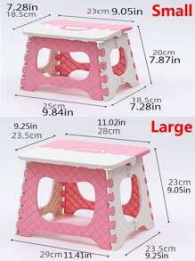 1 pieza plegable portátil banqueta para exterior con casa usar , ligero escabel - Azul - Ver 2