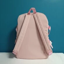 Mujer Mochila para portátil Mochilas escolares para Chicas Chicos múltiple bolsillos nuevo Kawaii Mochila múltiple bolsillos alta capacidad Mujer Bolso colega alumno Niños Mochila - Rosa - Ver 10