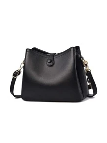 时尚百搭斜挎包，母亲节礼物，妈妈礼物，妈妈必备品，外出妈妈包，时尚女士包包优雅 - 黑色 - 查看 6