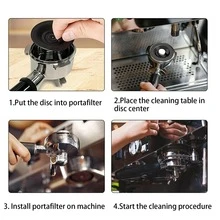 2x Cleaning Disc SP0001517 For Sage Barista Espresso Coffee Machine BES875 54mm - Black - View 3