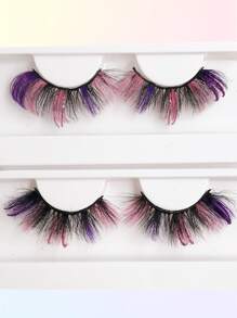 1 cặp lông mi giả cực dài - Nhiều màu - Xem 2