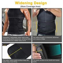 Sports Outdoor Sauna Vest For Men With Waist Trainer Neoprene Sauna Sweat Suit Slimming Shirt Workout Tank Top Body Shaper Fitness Shapewear Waist Trainer Corset Gym Accessories For Belly Slimming Girdles, Lumbar Girdles For Belly Slimming Corset