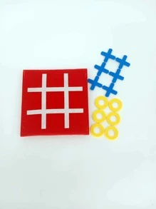 Mini Chín-lưới Trẻ em Câu đố Trò chơi trên bàn cờ Đồ chơi - Đỏ - Xem 7