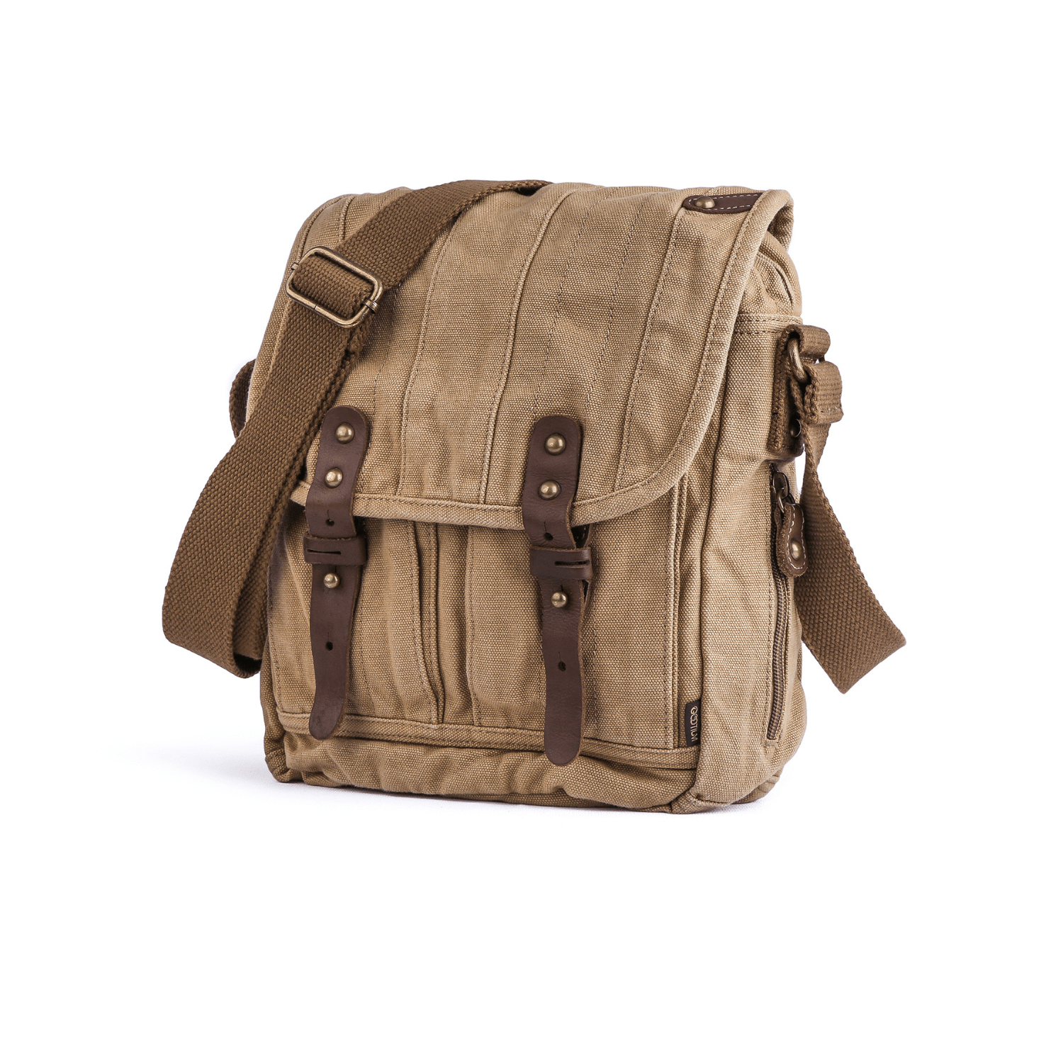 Gootium Canvas Crossbody Bag Small Messenger Bag Vintage Shoulder