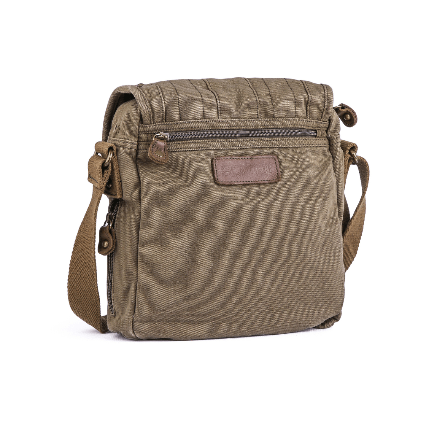 Gootium Canvas Crossbody Bag Small Messenger Bag Vintage Shoulder