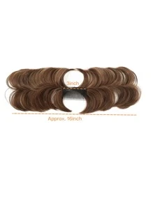 Women's Messy Bun Hairpiece Synthetic Hair Extensions - Light Brown - View 5