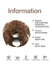 Women's Messy Bun Hairpiece Synthetic Hair Extensions - Light Brown - View 6