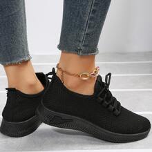 Của phụ nữ Không trượt Điền kinh Giày dép , Tất cả Đen , Thích hợp Đối với Dài Đứng , Giải trí Làm việc Hoặc Phòng bếp - màu đen - Xem 5