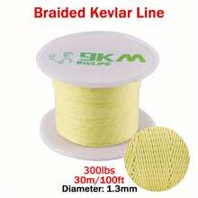 Sợi dây Câu cá  Hỗ trợ Sợi dây Bền chặt Bện Đang bay Diều String Cắm Trại Ngoài Trời Đi bộ du lịch - Màu vàng - Xem 9