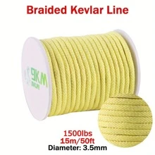 Sợi dây Câu cá  Hỗ trợ Sợi dây Bền chặt Bện Đang bay Diều String Cắm Trại Ngoài Trời Đi bộ du lịch - Màu vàng - Xem 11