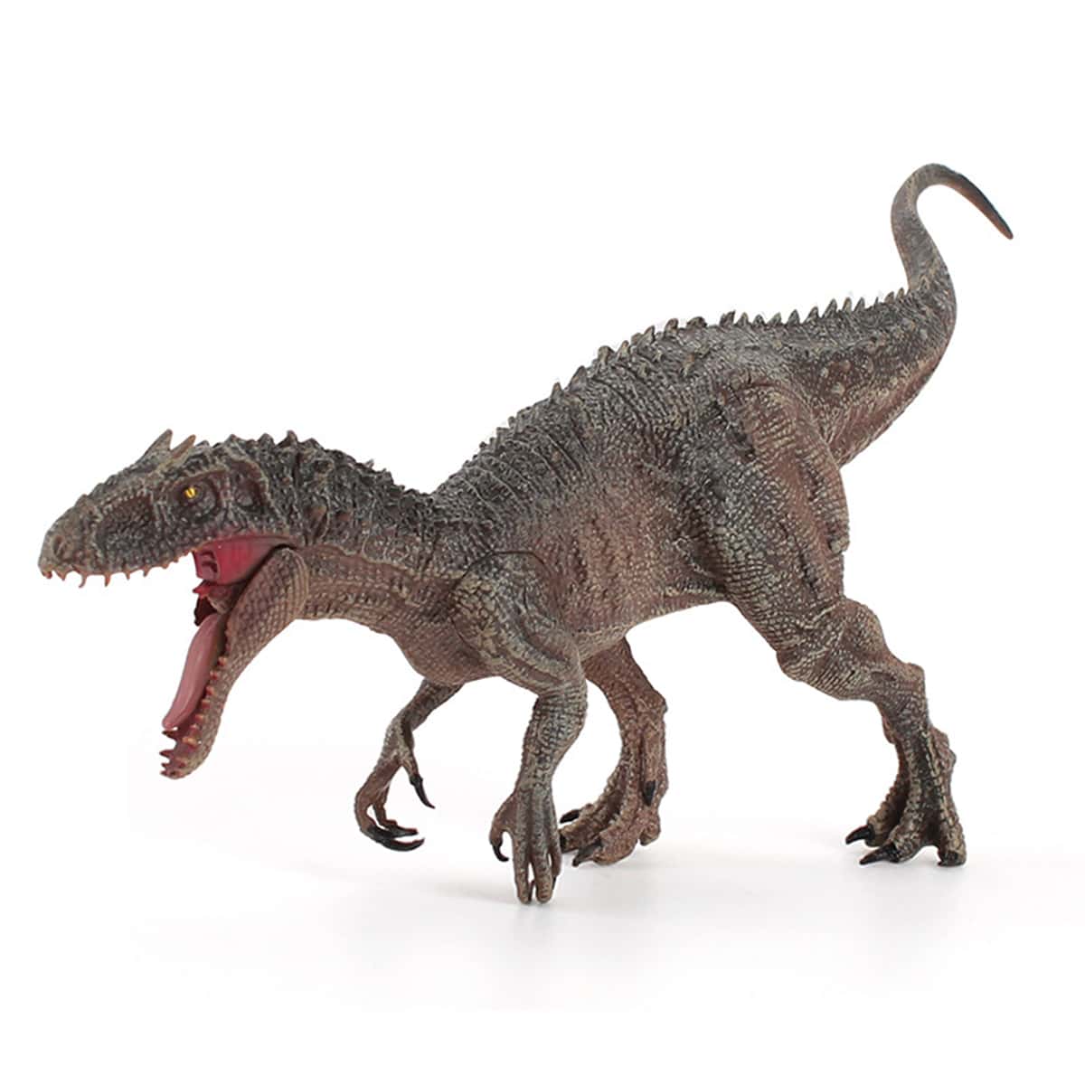 1pc Realistic Dinosaur Model With Movable Jaw , Suitable For Boys' Learning And Education , Toy Display Room Decoration ,T. Rex ,Science Education Model ,Kids Toy Owl Flying - Brown - View 1