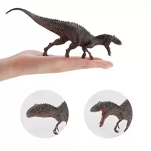 1pc Realistic Dinosaur Model With Movable Jaw , Suitable For Boys' Learning And Education , Toy Display Room Decoration ,T. Rex ,Science Education Model ,Kids Toy Owl Flying - Brown - View 4