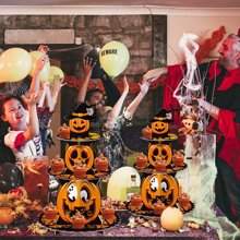 1 件，全新万圣节主题派对南瓜铜板架，迎婴派对，生日派对装饰用品架，生日用品，生日装饰，万圣节装饰，万圣节用品
