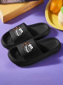 Men's Simple & Fashionable Animal Cartoon Pattern Indoor/outdoor Slippers For Beach, River Trek, Casual And Daily Activities