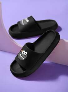 Men's Simple & Fashionable Animal Cartoon Pattern Indoor/outdoor Slippers For Beach, River Trek, Casual And Daily Activities