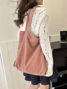 حقائب يد نسائية الصاف أنيقة موضة رياضية - وردي - مشاهدة 3