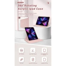 Xoay 360 độ Tương thích với iPad pro1/2/3/4/5/6th Thế hệ 11/12.9inch Air4/5th 10th Gen 10.9inch iPad 7/8/9th 10.2inch iPad Air1/2 iPad 5/6th Gen 9.7inch Cover Gấp ba lần trường hợp - Màu Xám nhạt - Xem 8