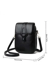 Women's Bag 2022 New Fashion Purse Korean Version Of The Simple Solid Color Long Mini Shoulder Oblique Mobile Phone Bag Women's Oblique Shoulder Bag