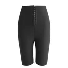 运动户外 1 件装多色涤纶女式短裤，非常适合锻炼、训练、塑身和出汗塑身衣腰部训练器紧身胸衣 - 藍色 - 查看 5