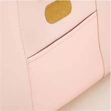 1pc Pink Color Pet Carrier Backpack For Cats And Dogs, Travel Portable Shoulder Bag With Large Capacity - Pink - View 5