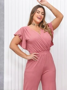 Women Jumpsuits - Màu hồng gỉ - Xem 5