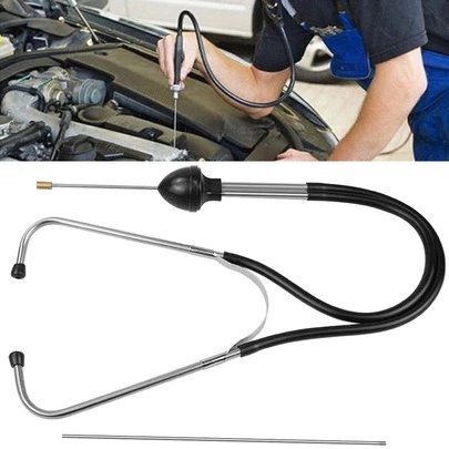 汽車圓筒聽筒力學聽筒汽車引擎塊狀診斷汽車聽力工具汽車診斷工具