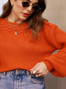 liberty moda Women Sweaters - Coral Orange - View 5