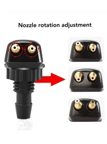 件通用前擋風玻璃清洗器刮水器噴嘴噴霧器適用於本田 City Odyssey Civic Crv Hrv Jazz Rr Vti Fit 汽車零件