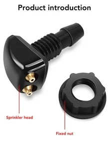 件通用前擋風玻璃清洗器刮水器噴嘴噴霧器適用於本田 City Odyssey Civic Crv Hrv Jazz Rr Vti Fit 汽車零件